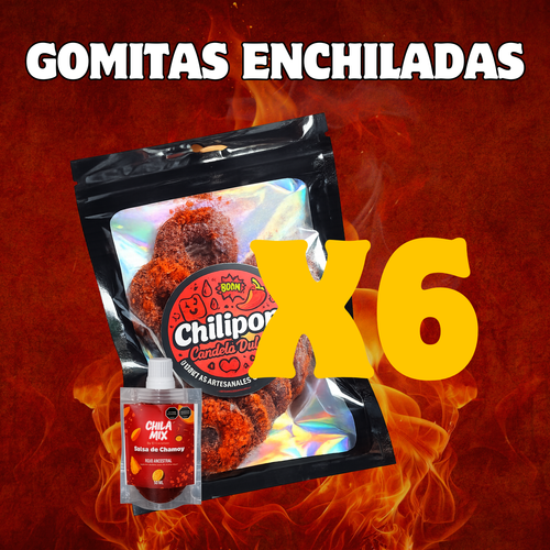 6 Gomitas Enchiladas